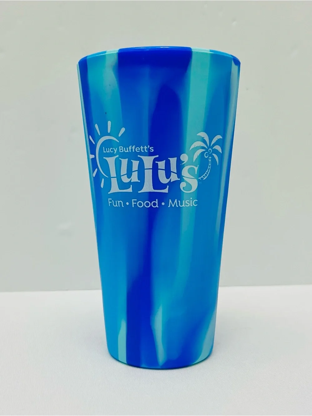 Lulu's Teal and Blue Insulated Tumbler with Logo
